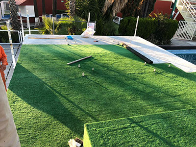 Aplicacion pasto rollo